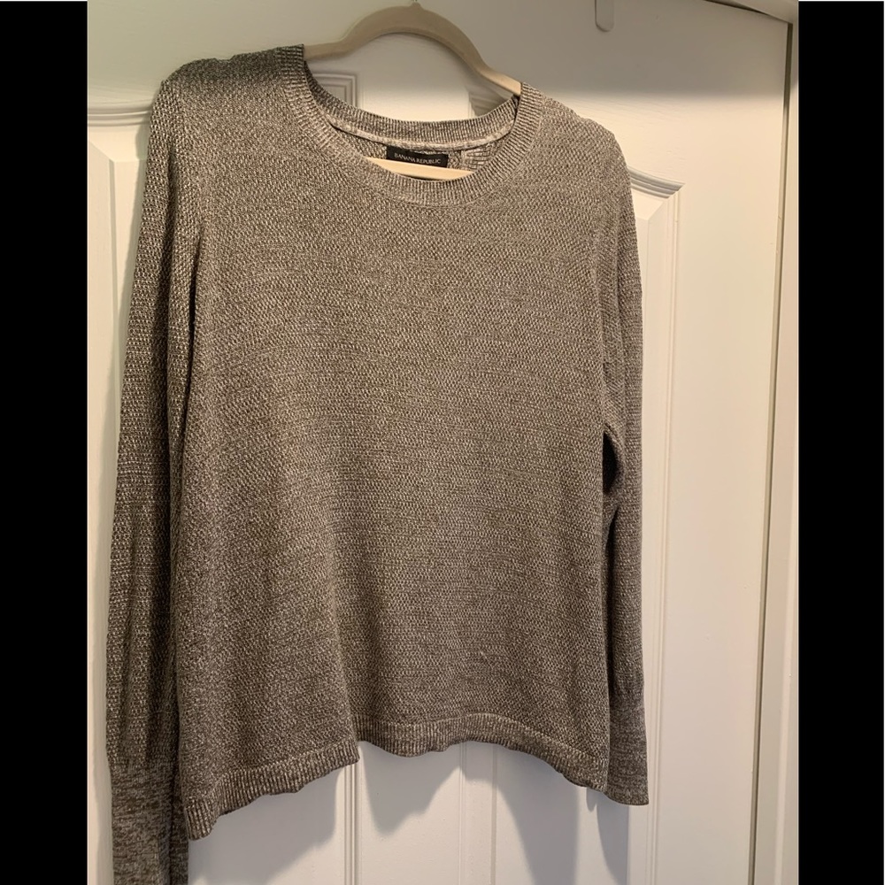 Banana Republic sweater with open swing back